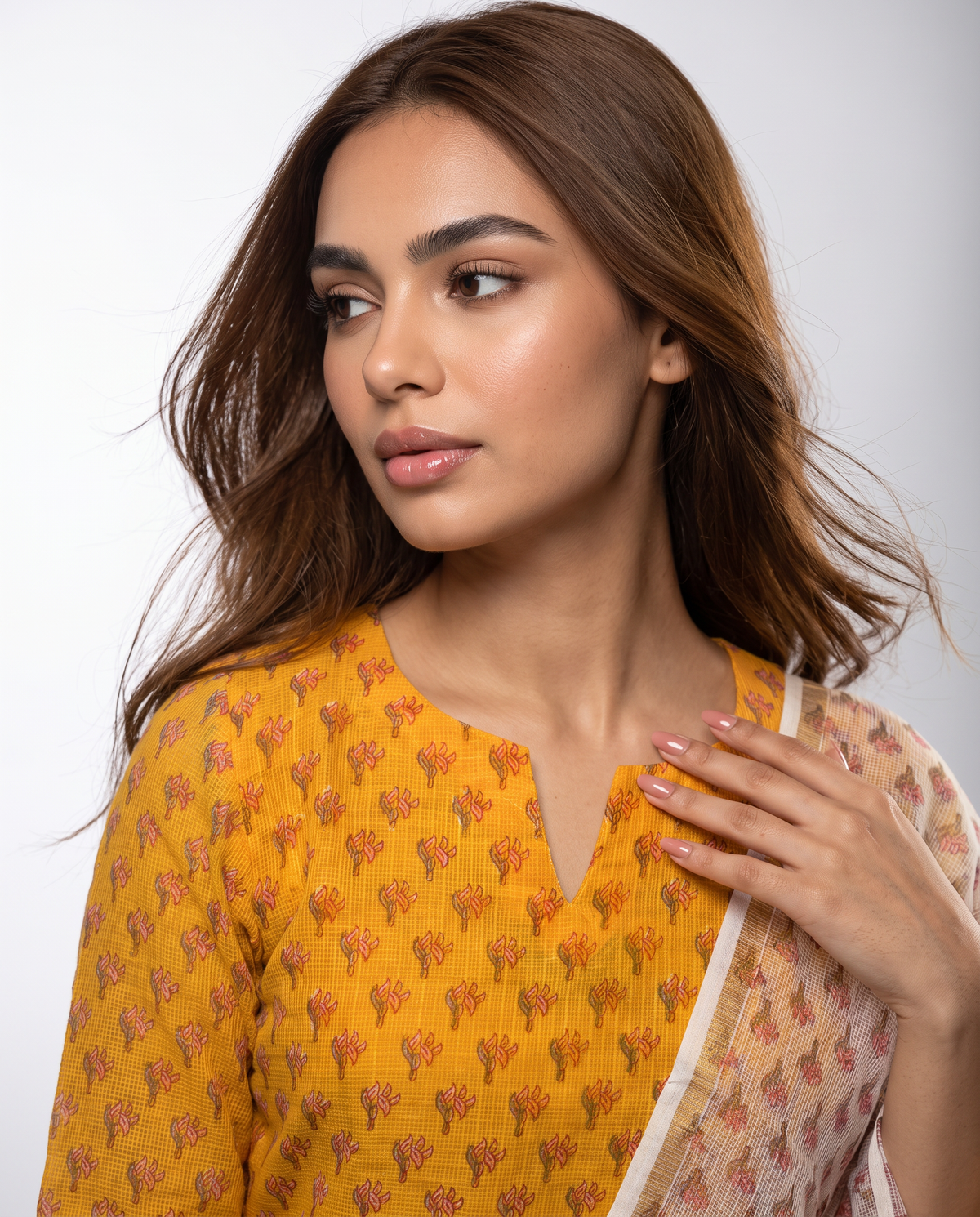Marigold Petal Kota Set