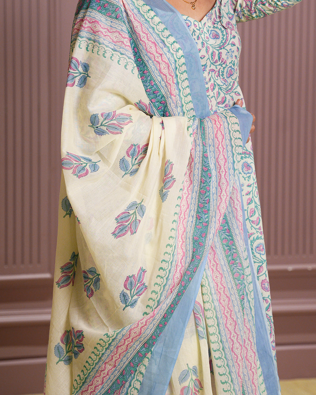 A serene and soothing suit set | Aika the Label