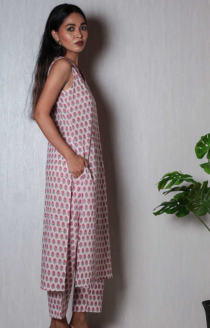 The Rosebud Block Print Co-ord | Aika the Label