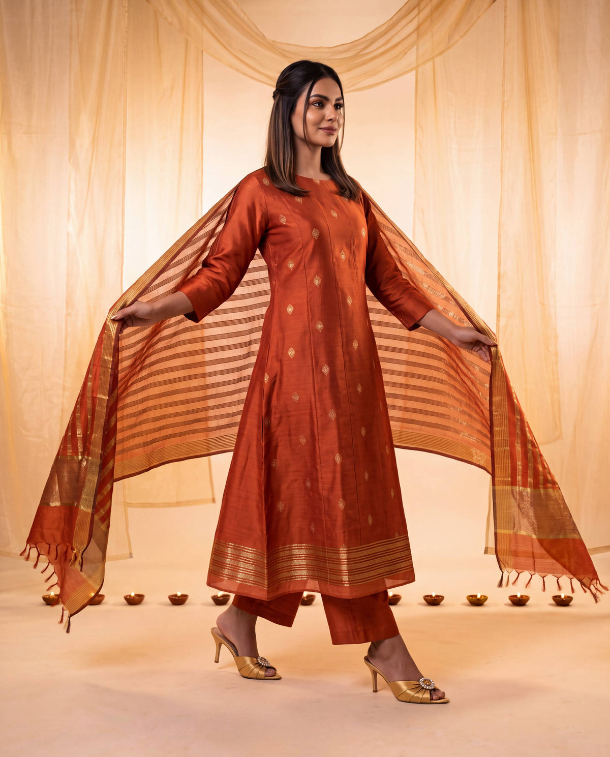Sindooram Festive Suit Set