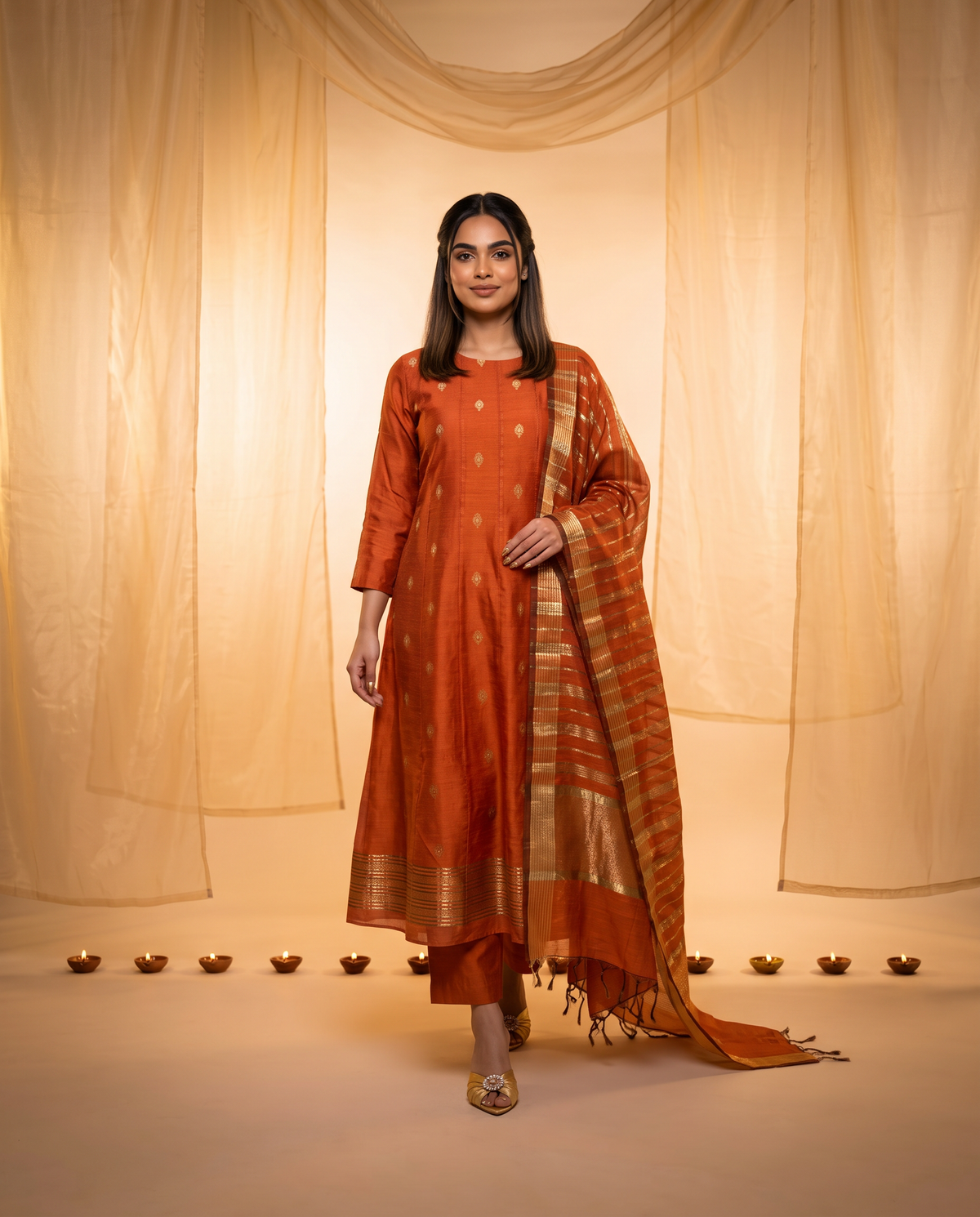 Sindooram Festive Suit Set