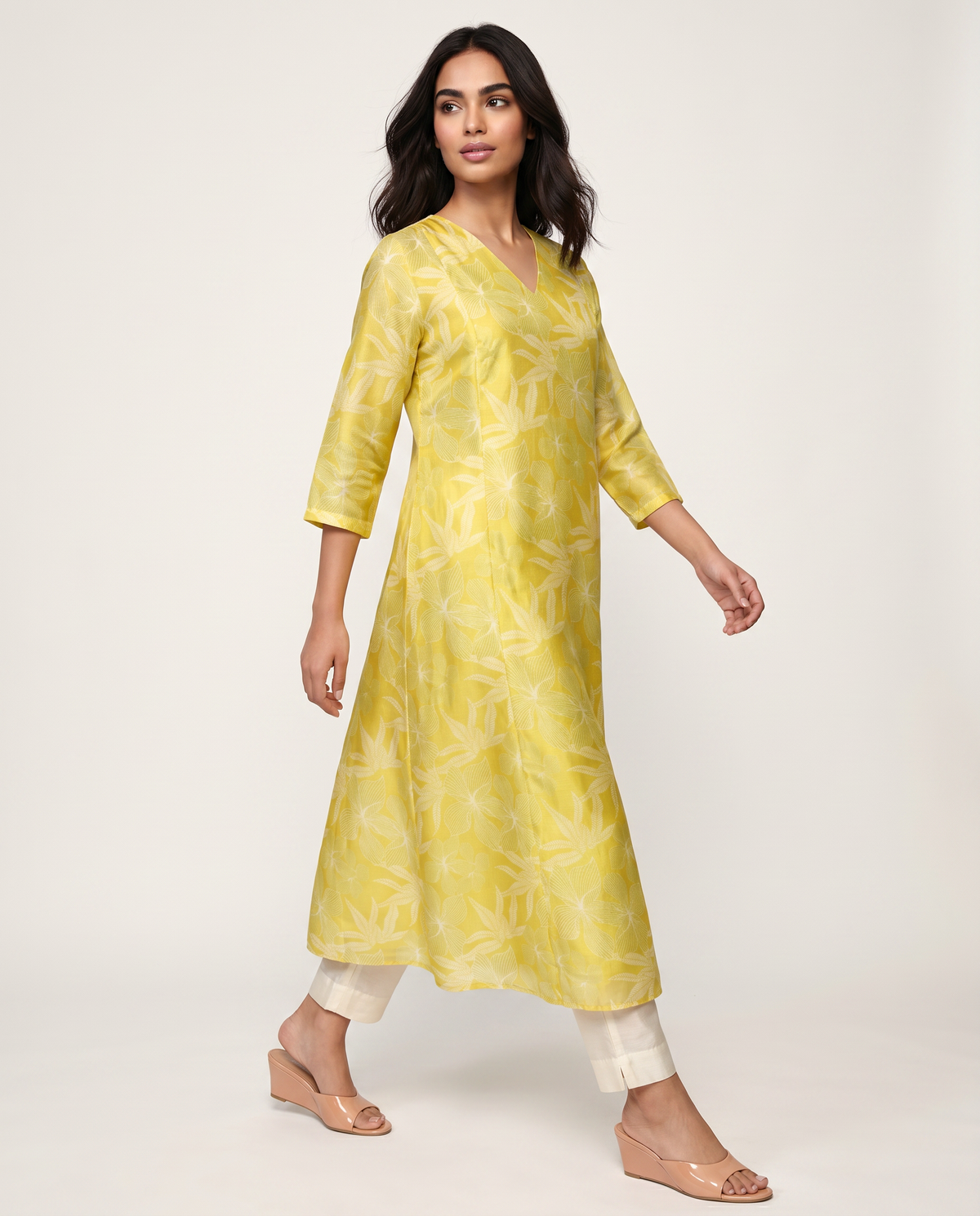 Sunshine Bloom A-Line Kurta