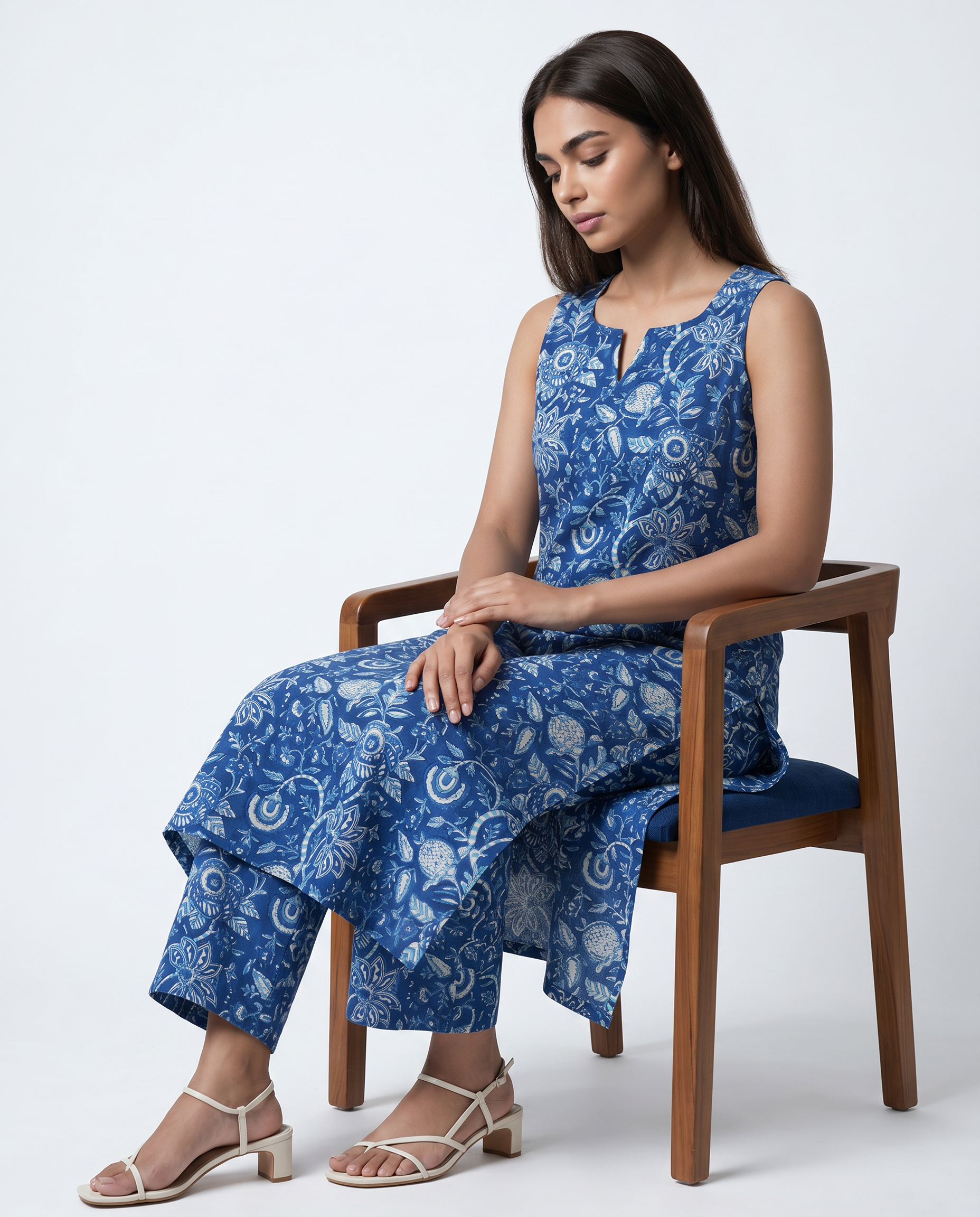 The Bluebud Block Print Co-ord | Aika the Label