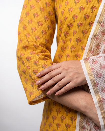 Marigold Petal Kota Set