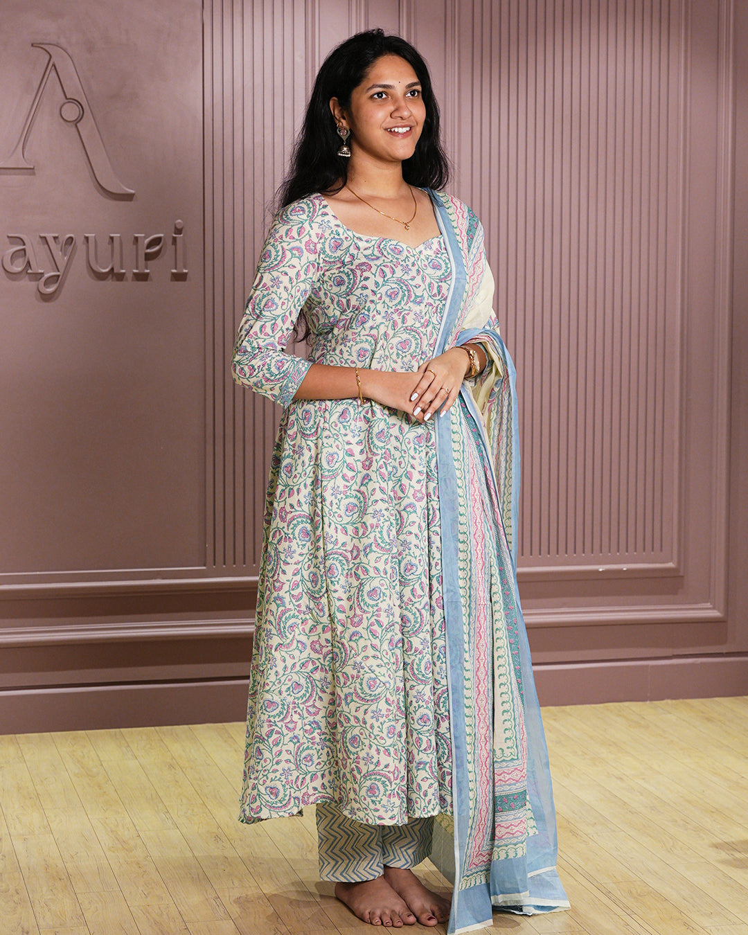 A serene and soothing suit set | Aika the Label