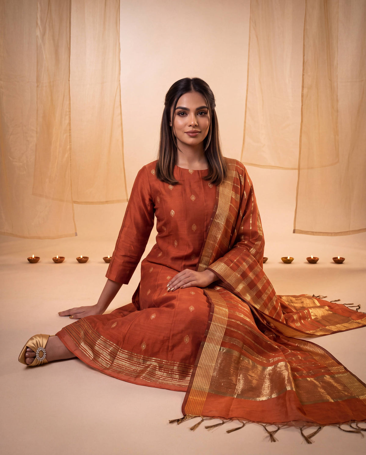 Sindooram Festive Suit Set