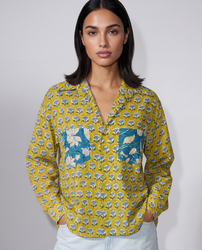 Mustard Bloom Shirt