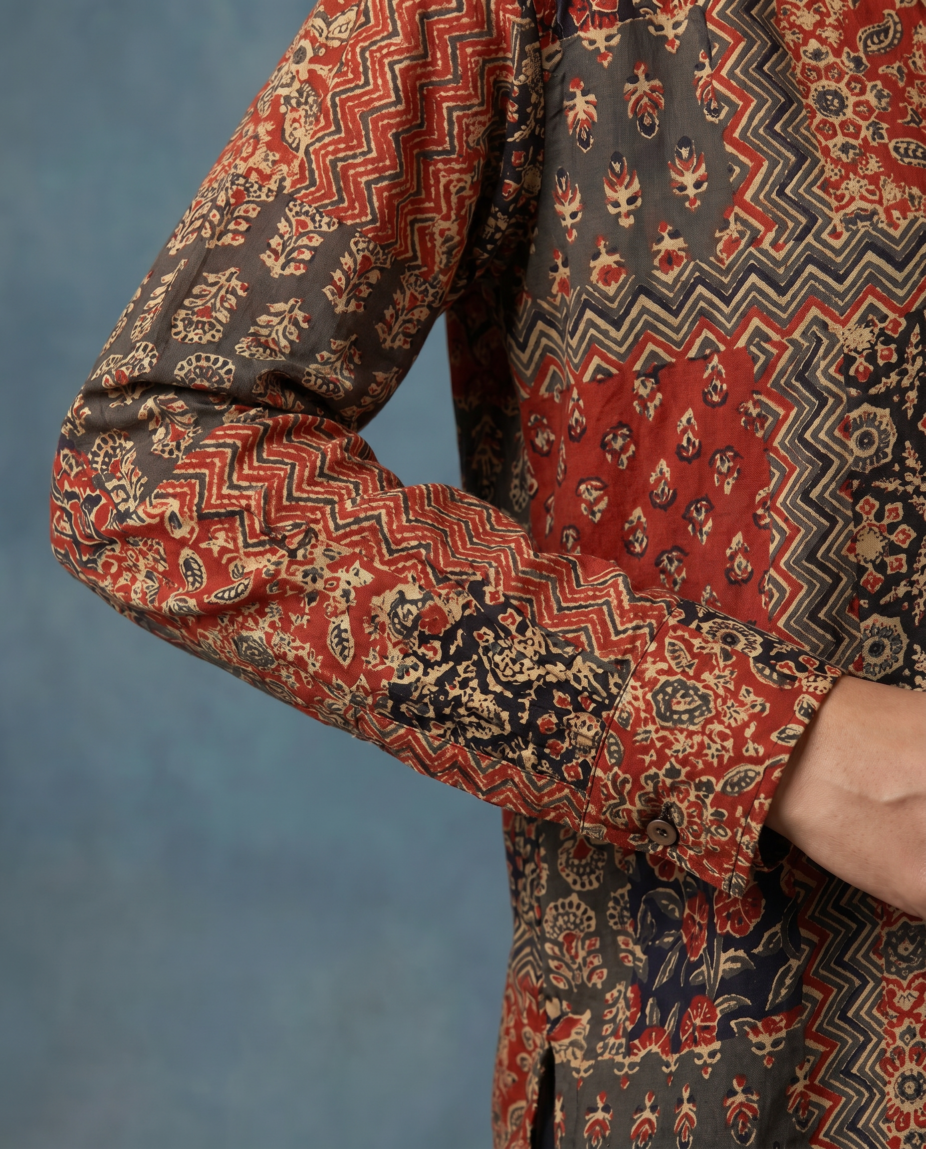 Rustic Red Mosaic Shirt