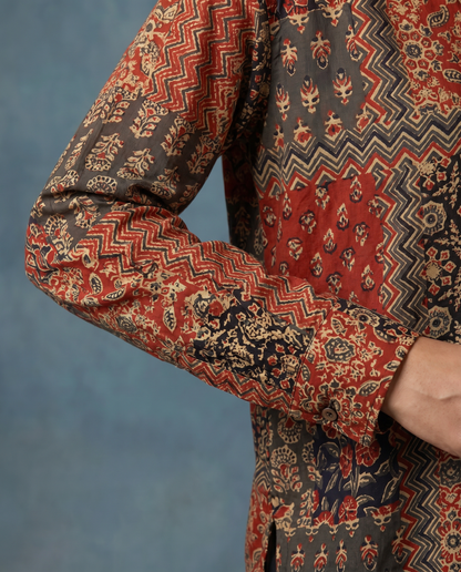 Rustic Red Mosaic Shirt