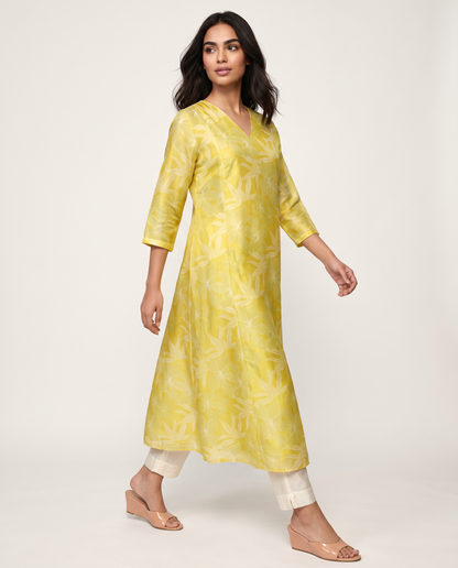 Sunshine Bloom A-Line Kurta
