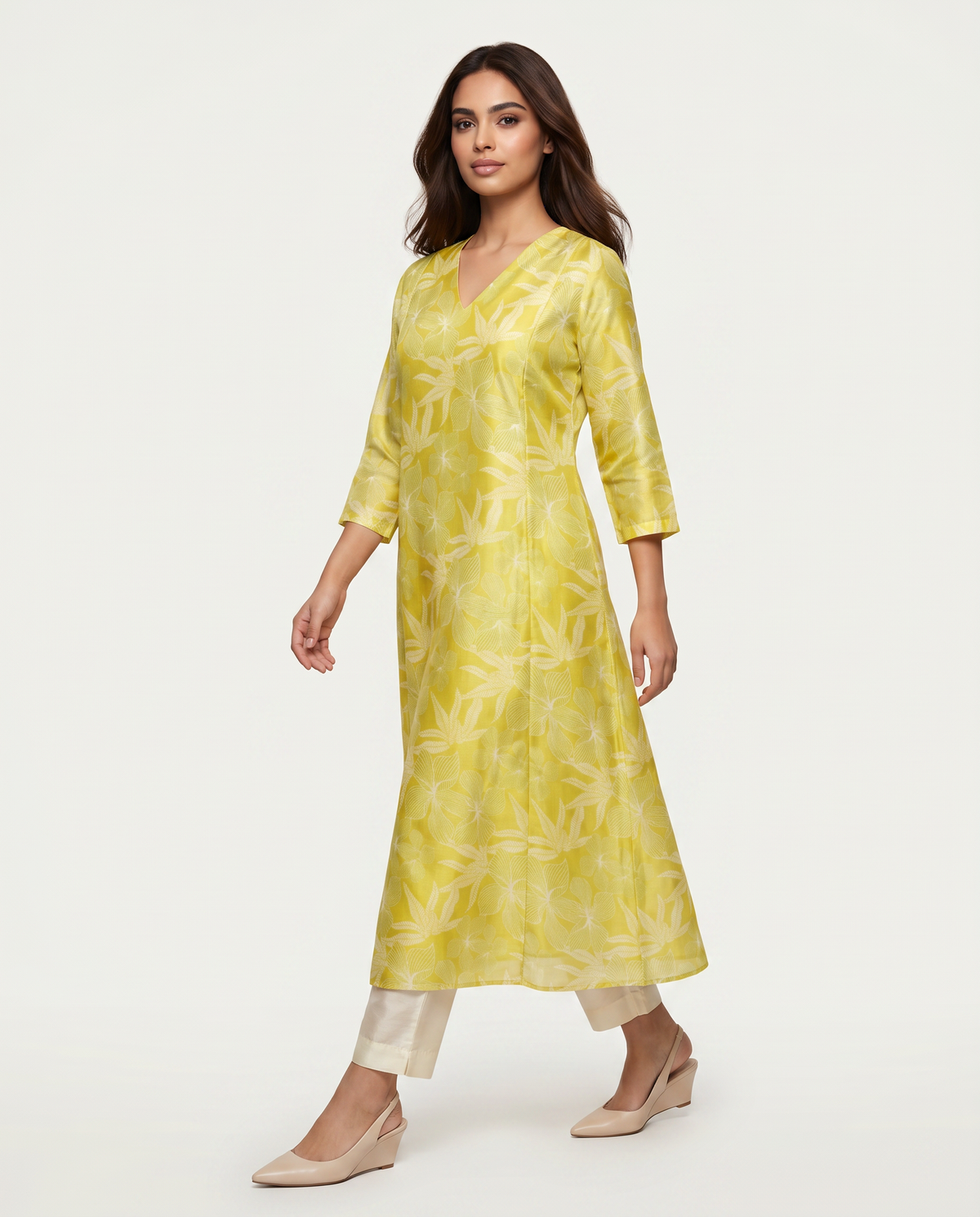 Sunshine Bloom A-Line Kurta