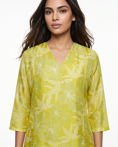 Sunshine Bloom A-Line Kurta