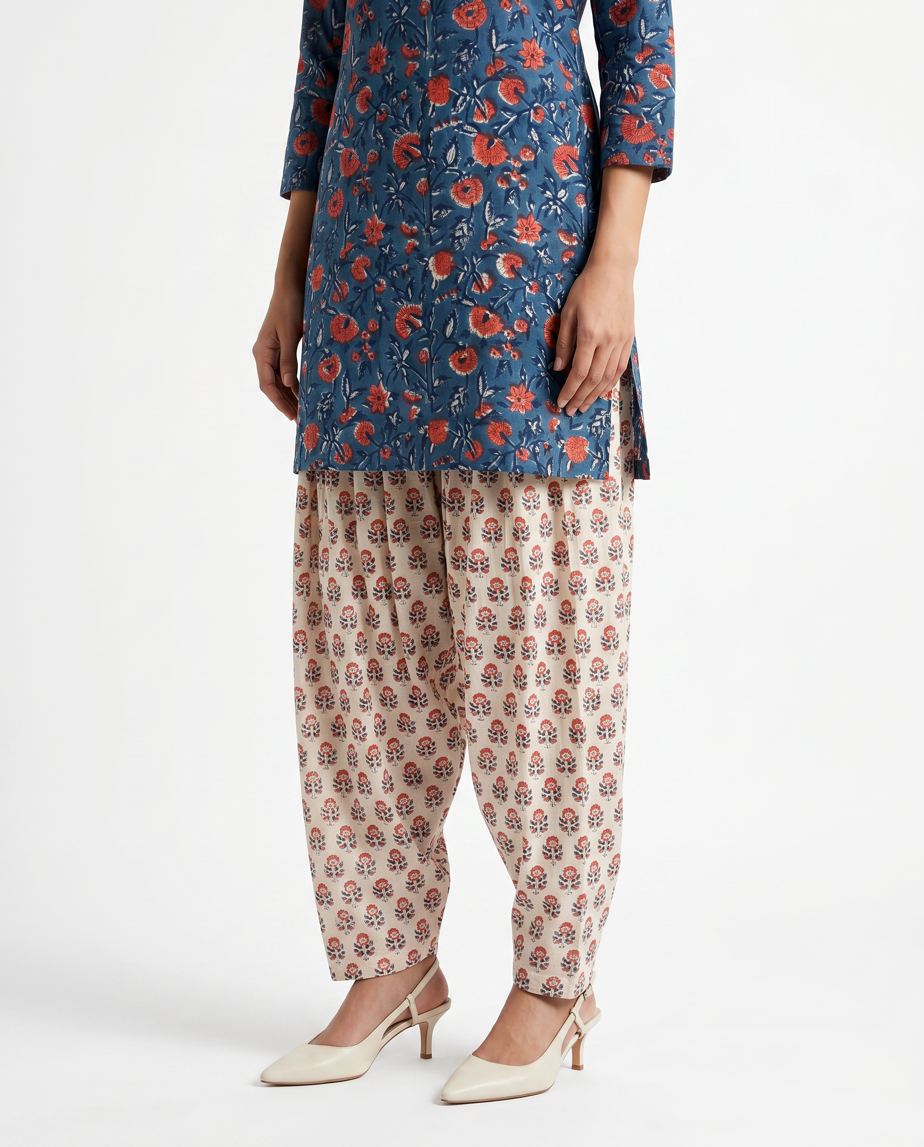 Blue Poppy Suit Set