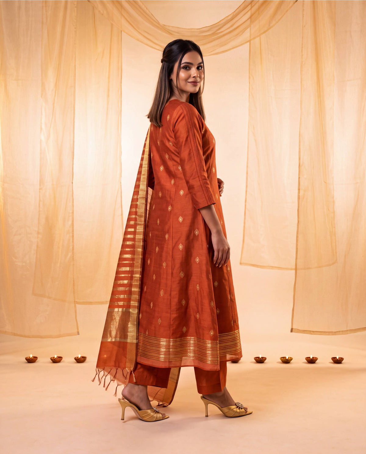 Sindooram Festive Suit Set
