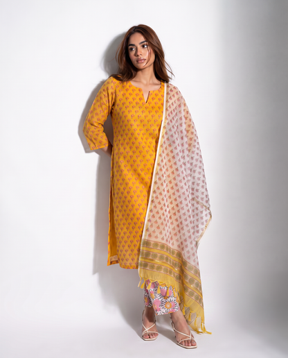 Marigold Petal Kota Set