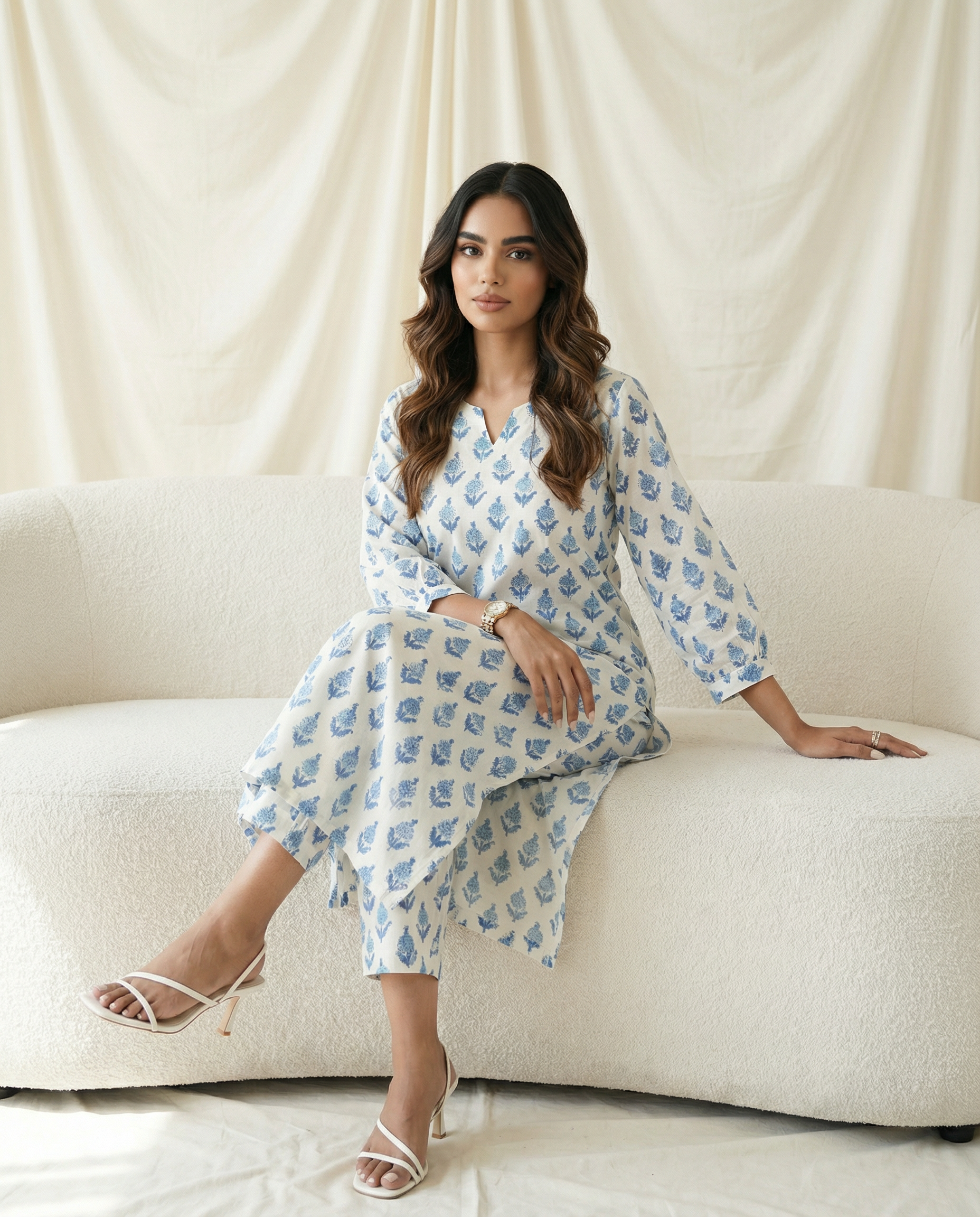 Moss Muse Edit Kurta Set | Aika the Label